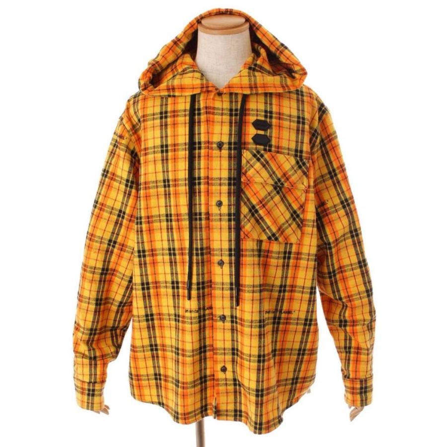 オフホワイト】Off-White メンズ 20SS フーディー チェックシャツ