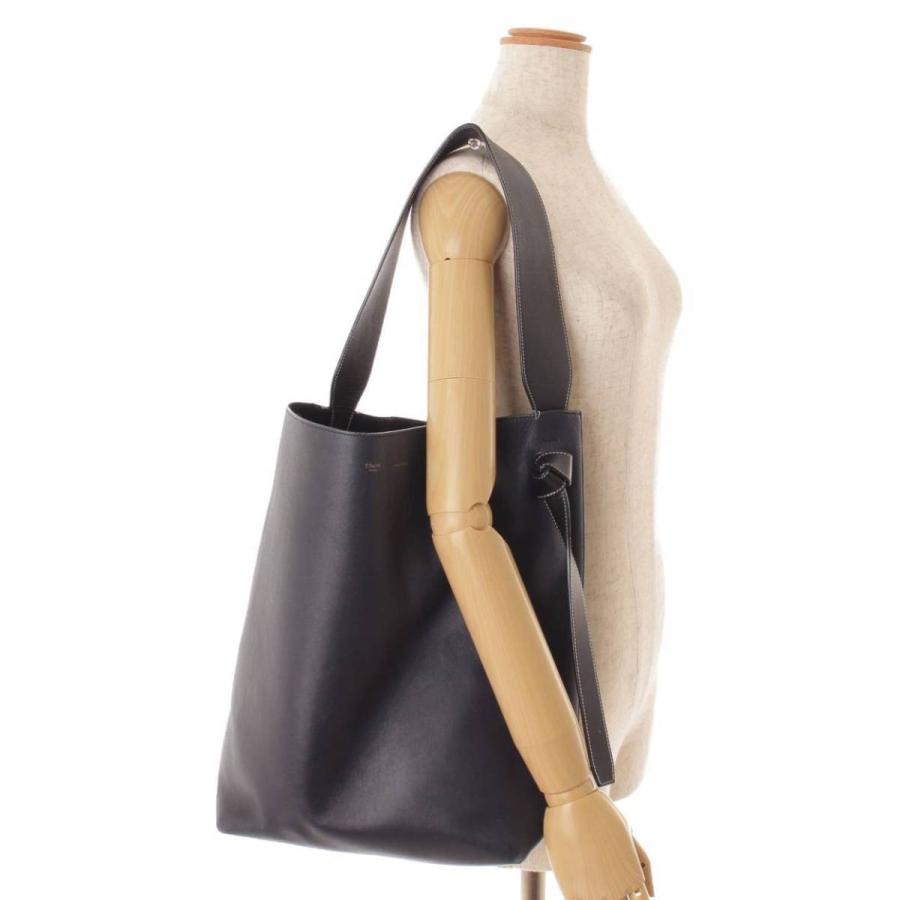CELINE 【セリーヌ】Celine ツイステッドカバ レザー トートバッグ 