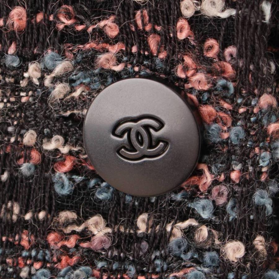 CHANEL 【シャネル】Chanel 98A ツイード 切替 ロングコート アウター  