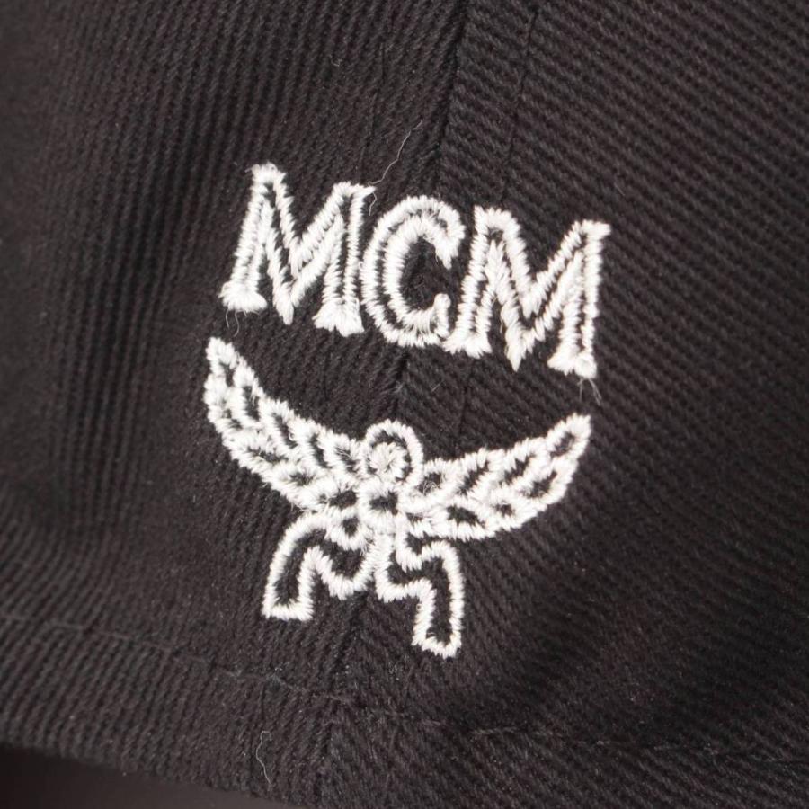 エムシーエム】MCM メンズ ロゴ コットン ベースボールキャップ 帽子 