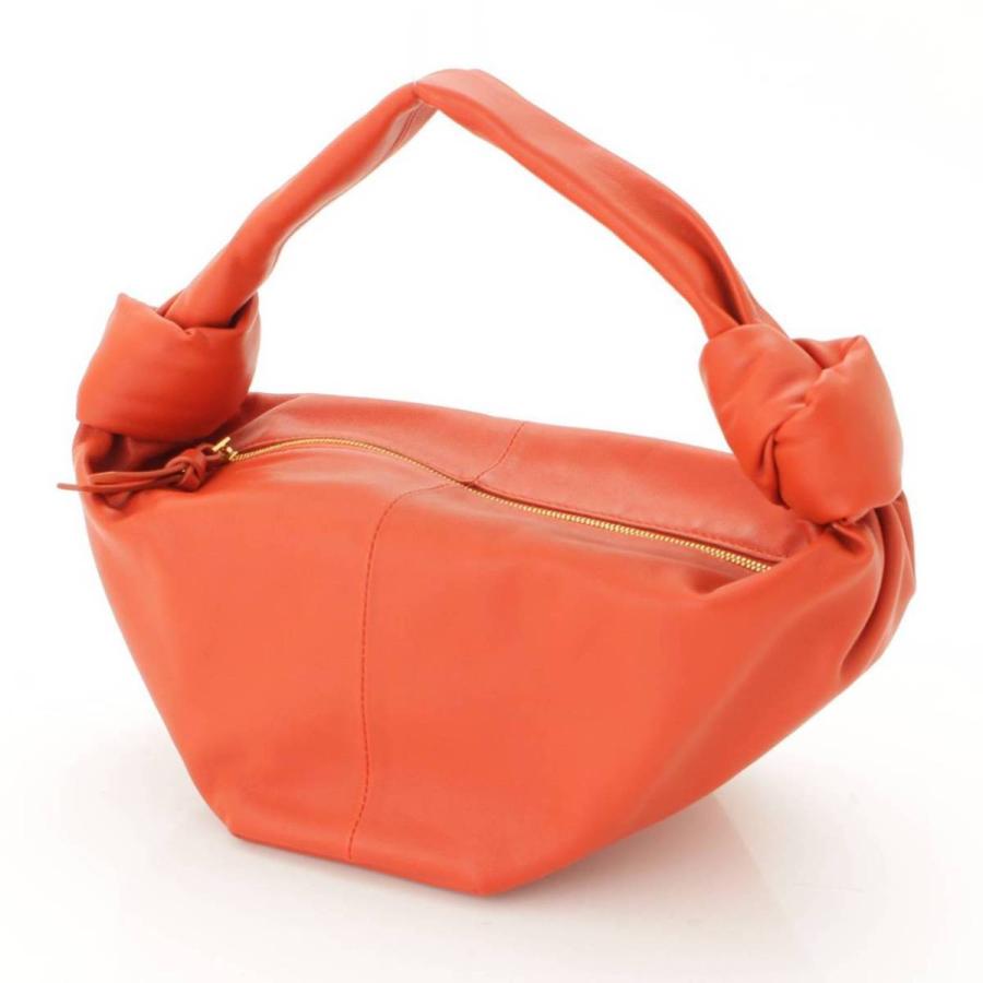 BOTTEGA VENETA Bottega Veneta ダブルノット レザー トップハンドル 