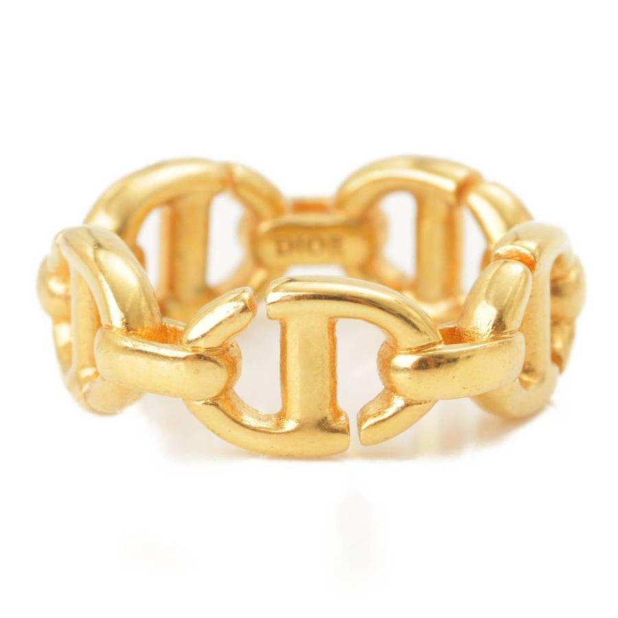 Christian Dior CD NAVY チェーン デザイン リング R1070CDNMT_D300 ゴールド 154330 