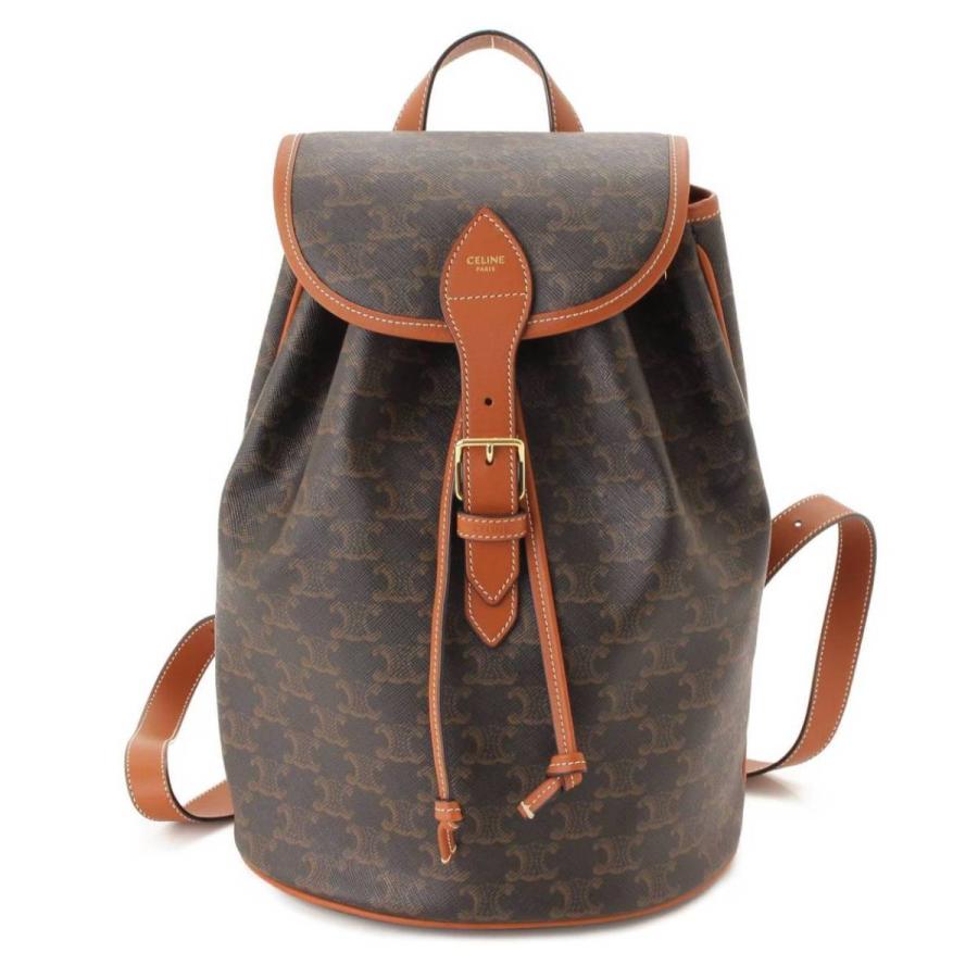 CELINE 【セリーヌ】Celine トリオンフ フォルコ バックパック レザー 
