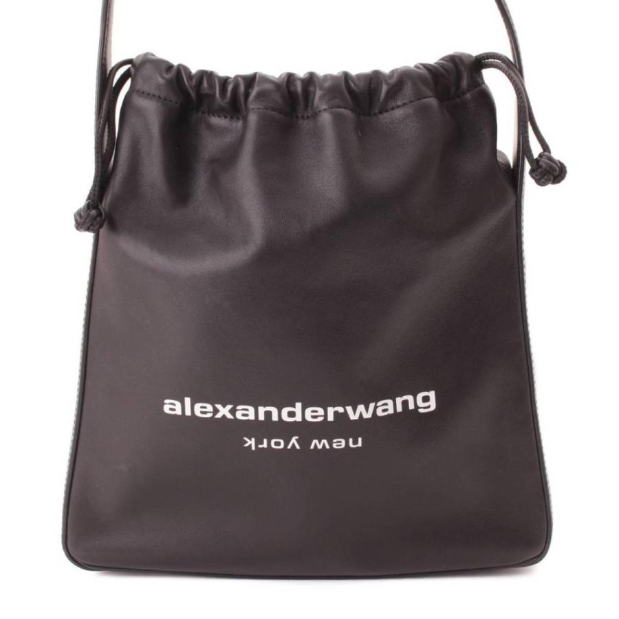 alexanderwang 黒 Ryan リブハンドバッグ