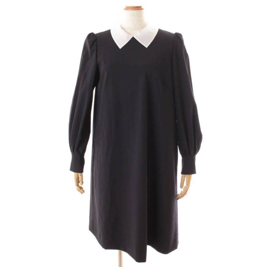 Foxey 22年 Dress Mona 長袖 ワンピース ドレス 42552 ミッドナイト 