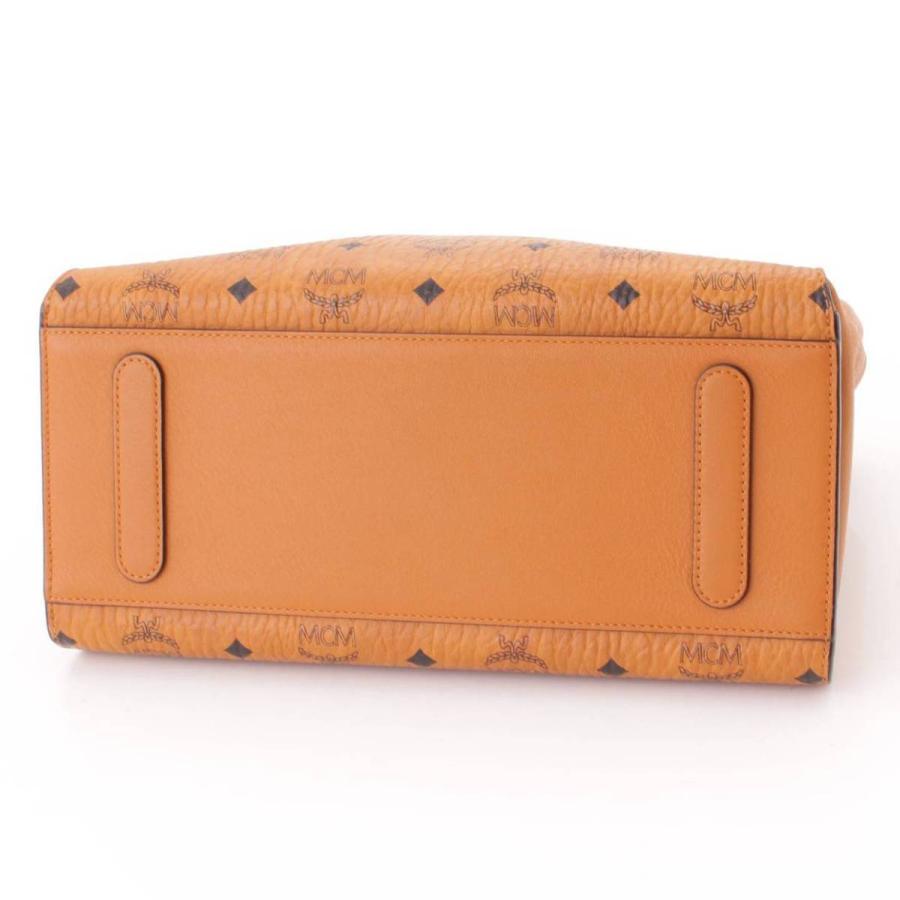 MCM 【エムシーエム】MCM ロゴグラム 2way ハンドバッグ ブラウン 