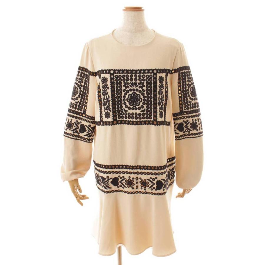 新品 redvalentino ワンピース ドレス 花柄 フラワー 刺繍-