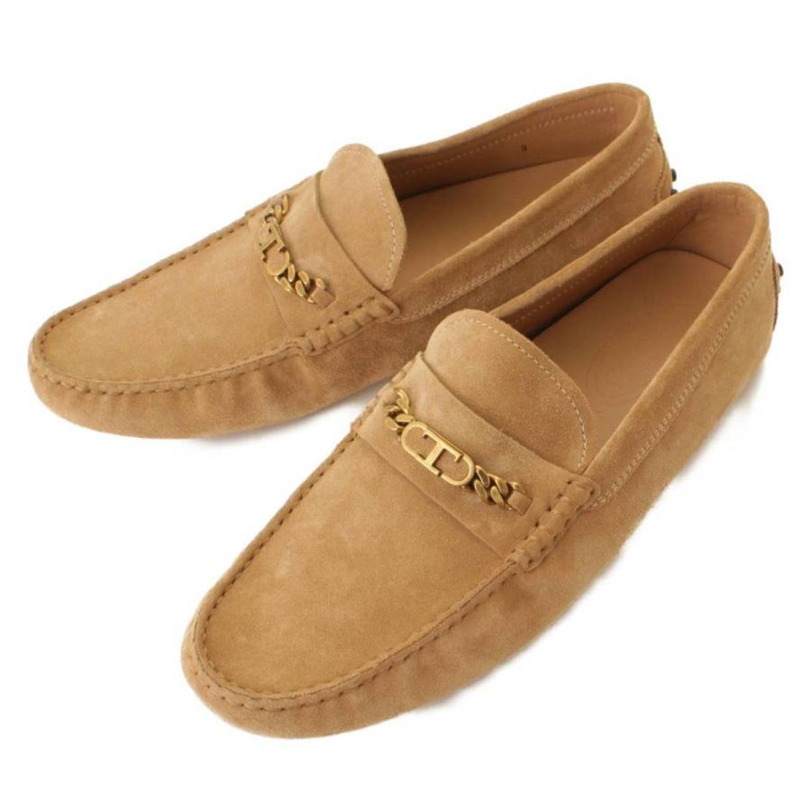 トッズ Tods ドライビングシューズ メンズ スエード チェーン装飾 ドライビングシューズ ローファー チェーン装飾 1572 9 トッズ