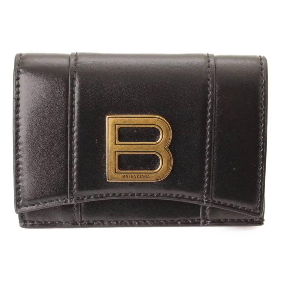 バレンシアガ】Balenciaga HOURGLASS アワーグラス 三つ折り財布