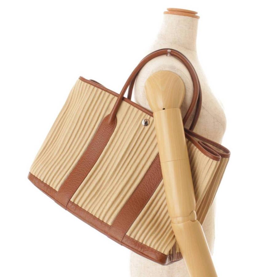 HERMES 【エルメス】Hermes ガーデンパーティPM トワルデニムカヌレ 