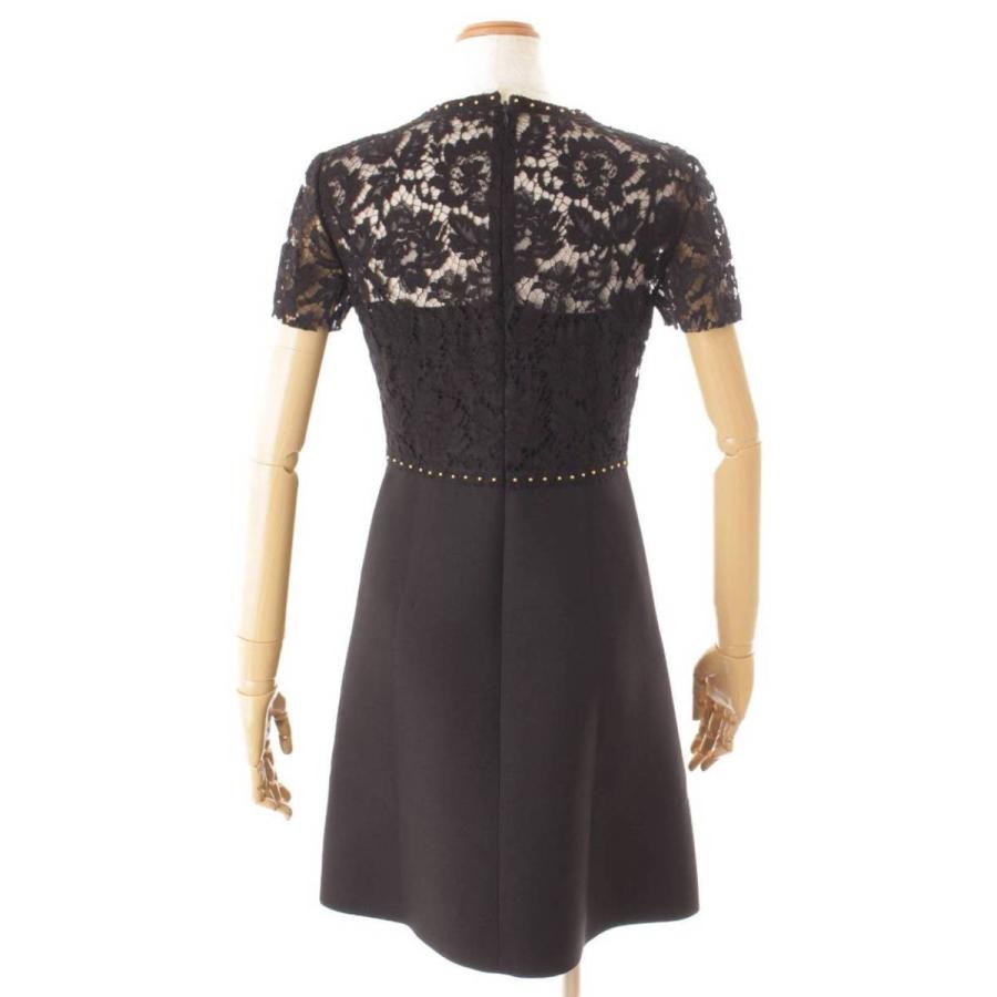 VALENTINO ブラックドレス レース袖 【公式通販】