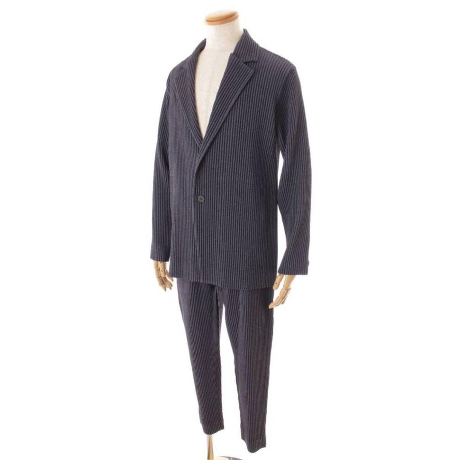 HOMME PLISSE ISSEY メンズ 20SS プリーツ セットアップ スーツ 