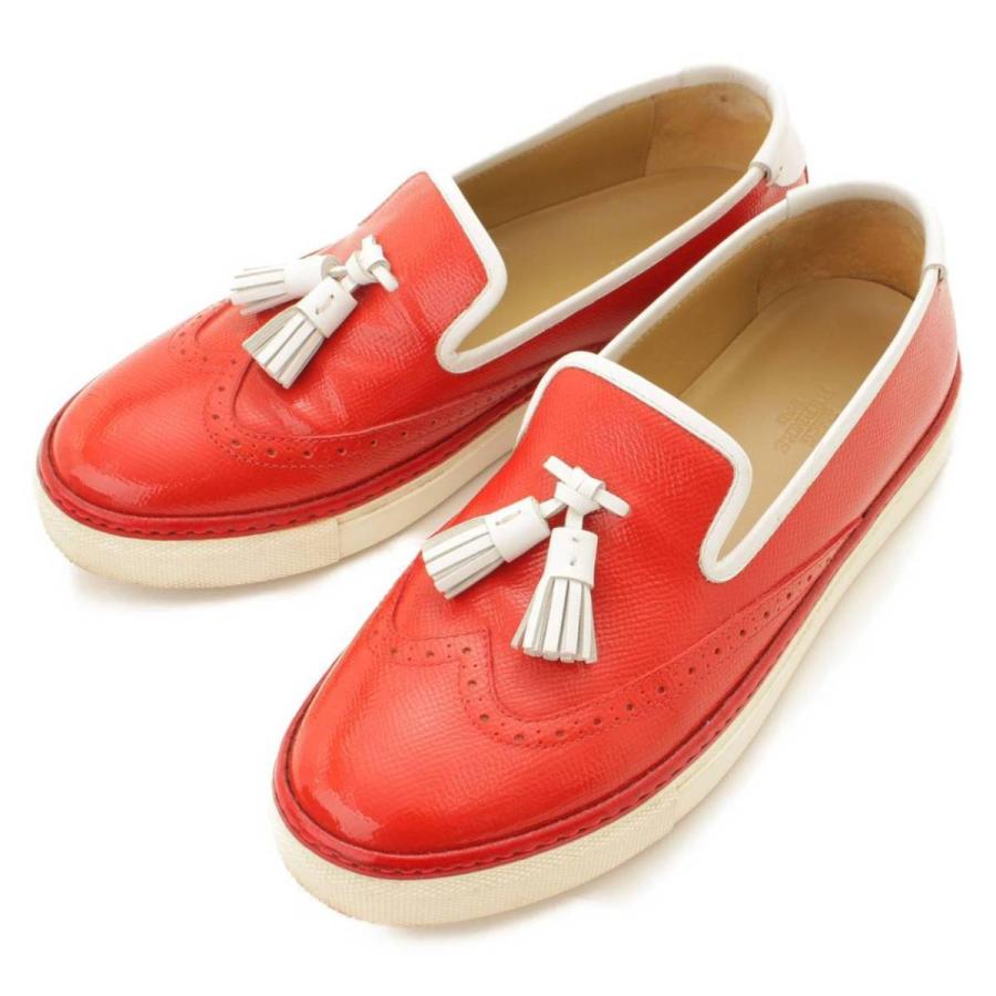 HERMES 【エルメス】Hermes メダリオン タッセル スリッポン 
