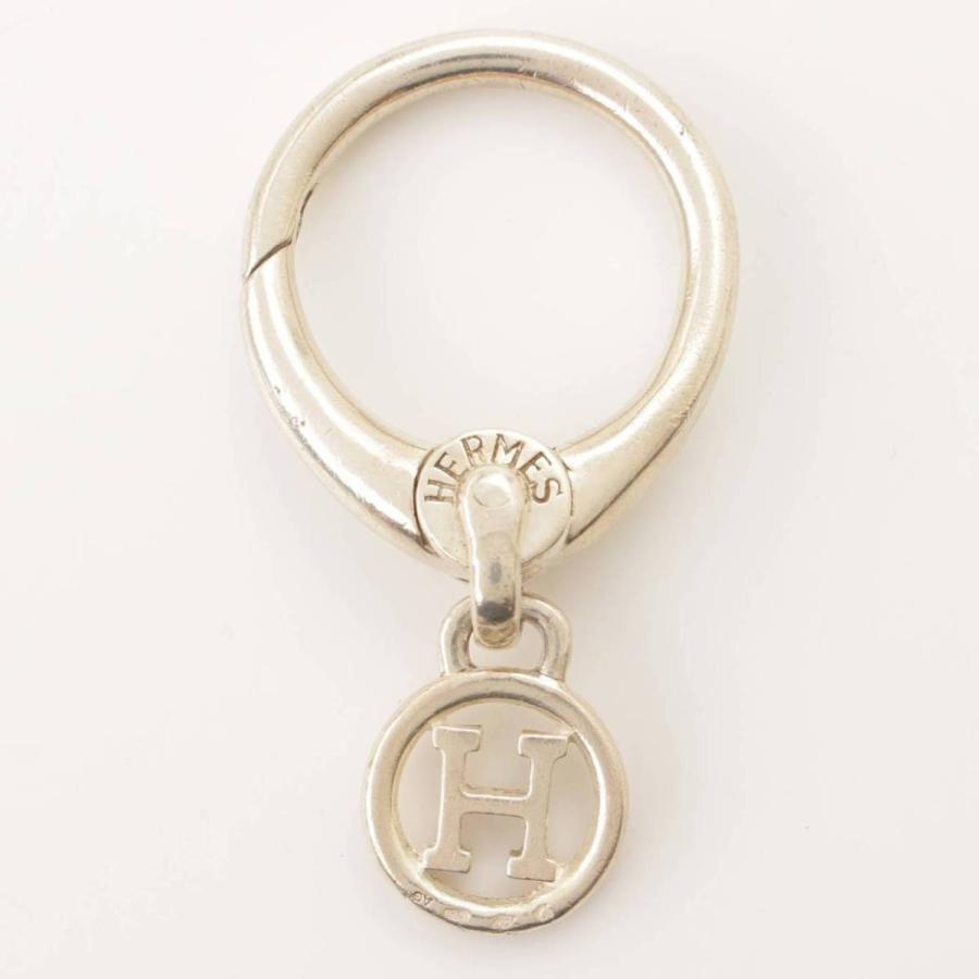 HERMES 【エルメス】Hermes Hマーク キーリング キーホルダー 925  