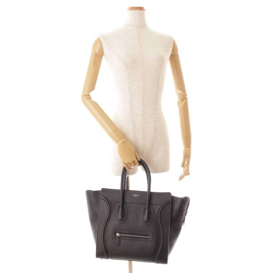 CELINE 【セリーヌ】Celine ラゲージ ミニショッパー ドラムドカーフ  