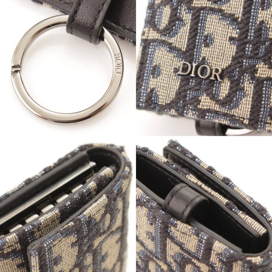 Christian Dior 【ディオール】DIOR オブリーク ジャカード キーケース 