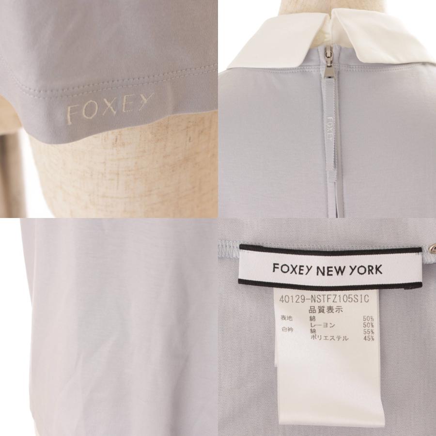 FOXEY 【フォクシー】Foxey New York 襟付き 2WAY 半袖 FOXEY 【フォクシー】Foxey New York 襟付き 2WAY 半袖