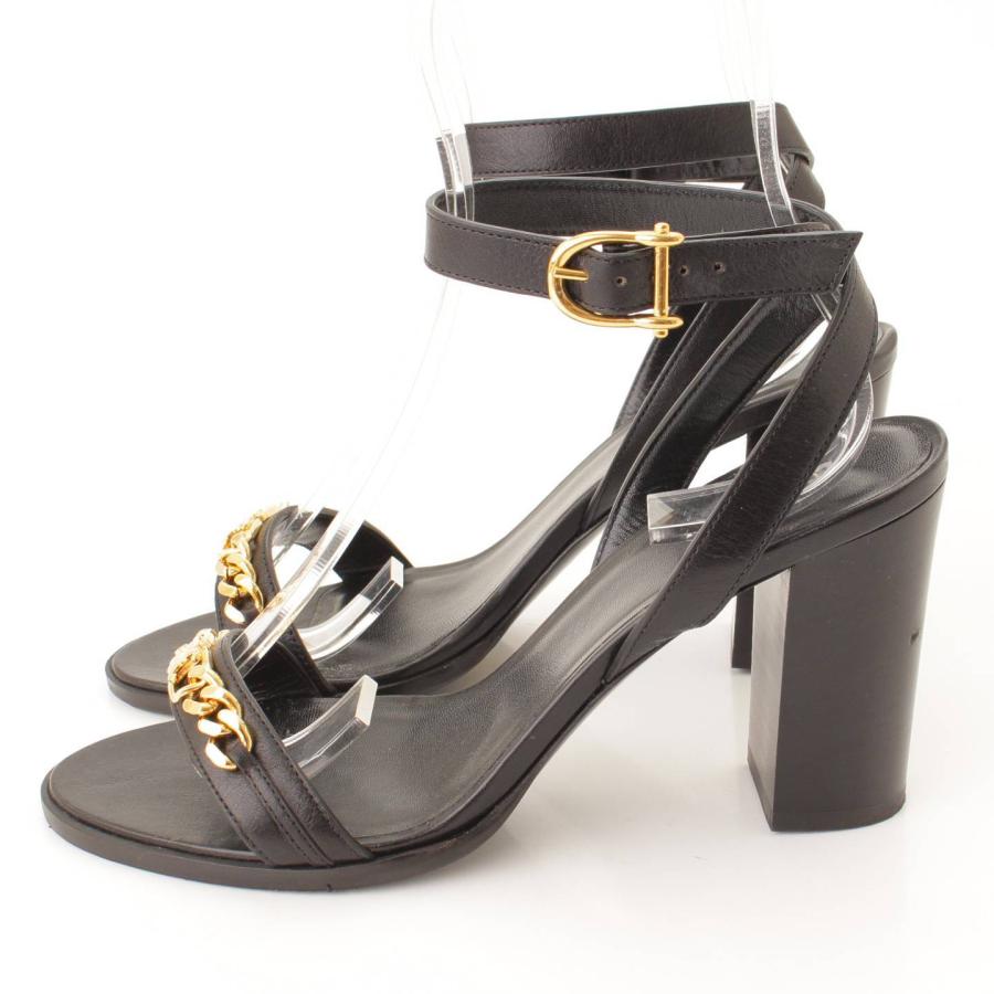 セリーヌ】Celine トリオンフ チェーン アンクルストラップ レザー