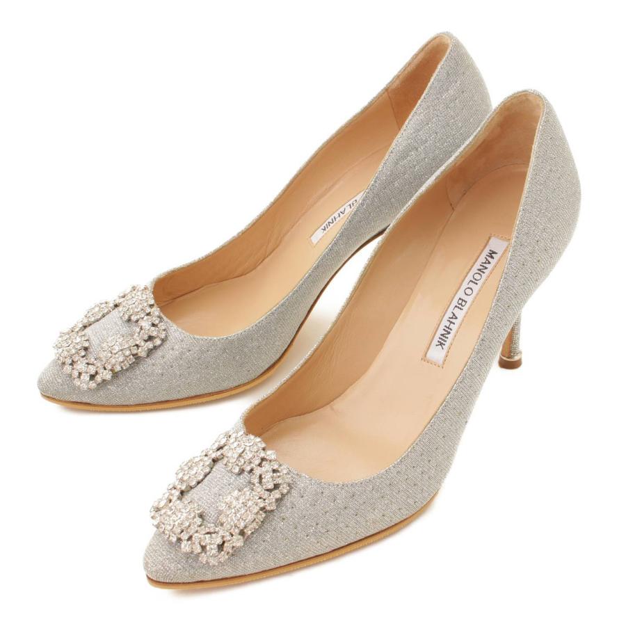 マノロブラニク　ロー　パンプス　ラメ マノロブラニク ロー パンプス ラメ マノロブラニクローパンプスラメ