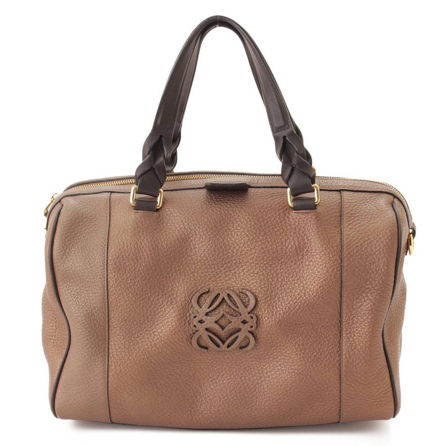 LOEWE】 ショルダーバッグ フスタ31 2way レザー ブロンズ-