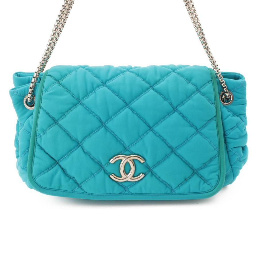 CHANEL 【シャネル】Chanel バブルキルト ナイロン チェーン  