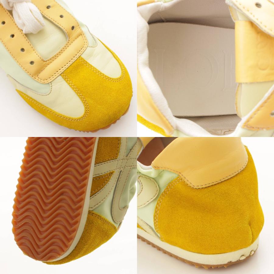 LOEWE 【ロエベ】Loewe バレエランナー レザー ナイロン スニーカー 