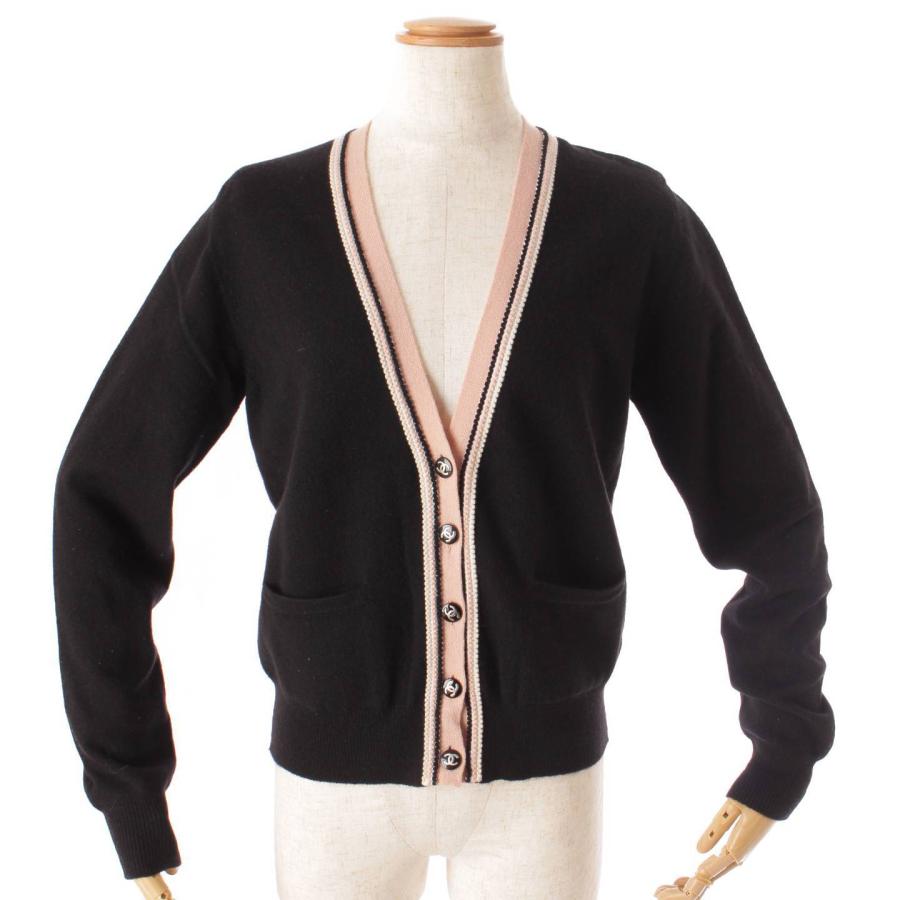 CHANEL 【シャネル】Chanel 03A カシミヤ ココマーク カーディガン 