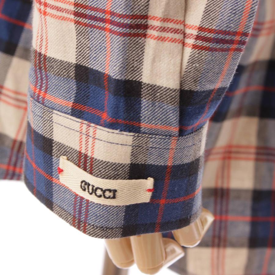 GUCCI × Disney ドナルドダック チェックシャツ