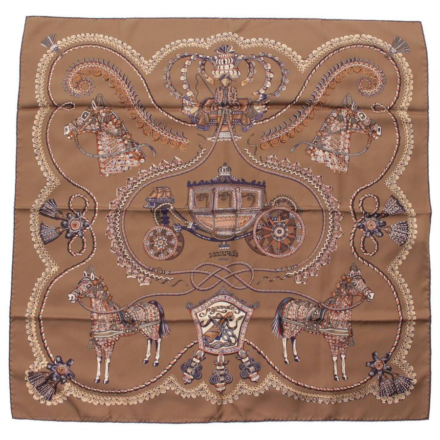 HERMES 【エルメス】Hermes カレ90 シルクスカーフ paperole  