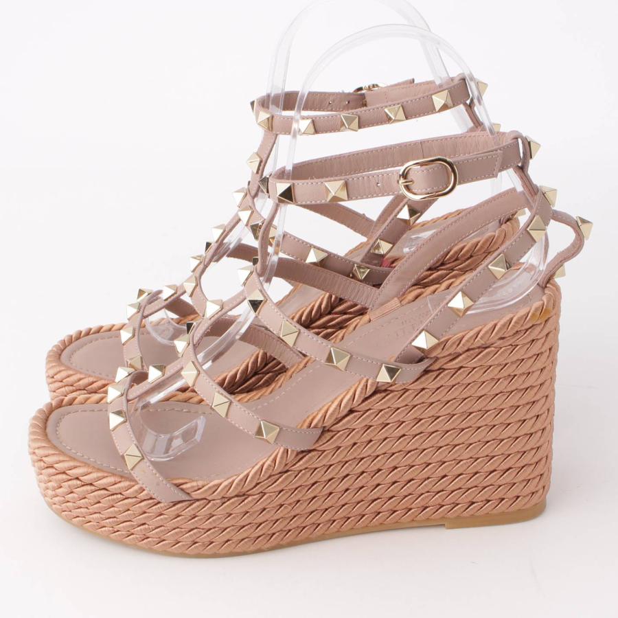 ヴァレンティノガラヴァーニ ロックスタッズ 　ウエッジ　スニーカー　36 ヴァレンティノガラヴァーニ ウェッジサンダル ロックスタッズ #36