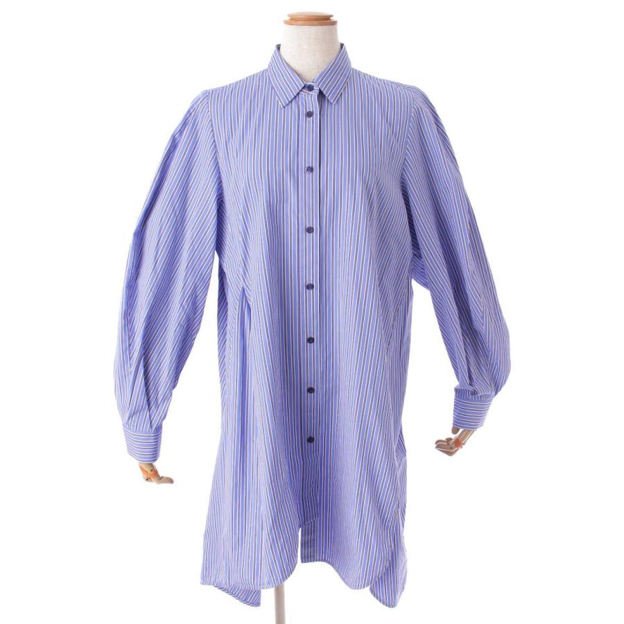 エンフォルド】ENFOLD SOKTAS ストライプ バックシャツ チュニック