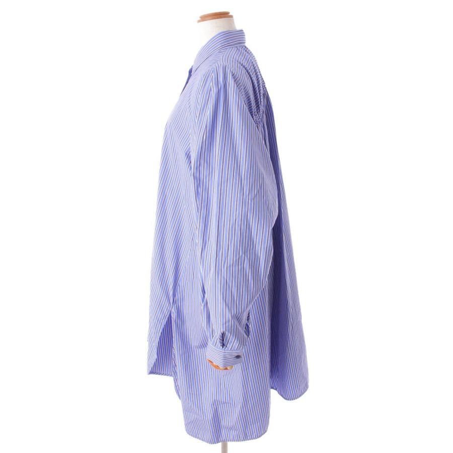 エンフォルド】ENFOLD SOKTAS ストライプ バックシャツ チュニック