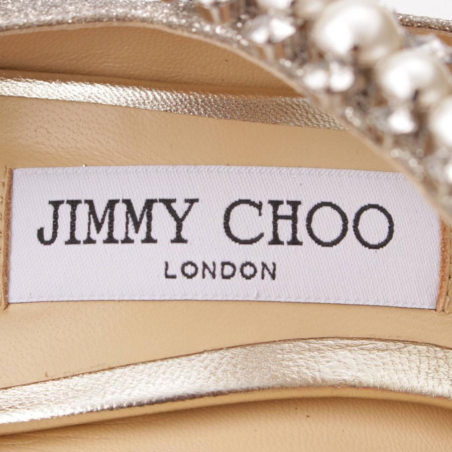 JIMMY CHOO 【ジミーチュウ】Jimmy Choo BAILY 100 パール ビジュー 