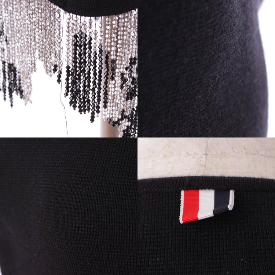 THOM BROWNE 【トムブラウン】Thom Browne ウール ニットワンピース 