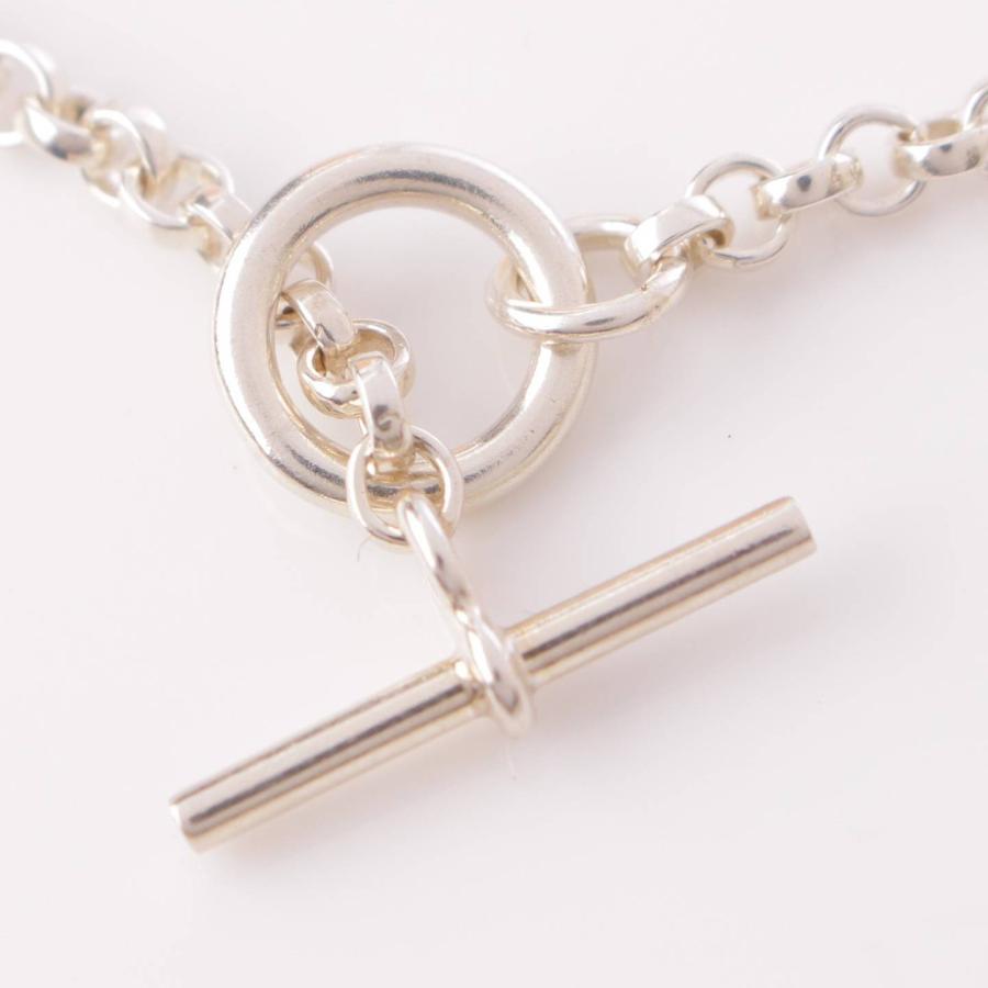 エルメス】Hermes ホースビット ストーン ヴィンテージ ネックレス SV  