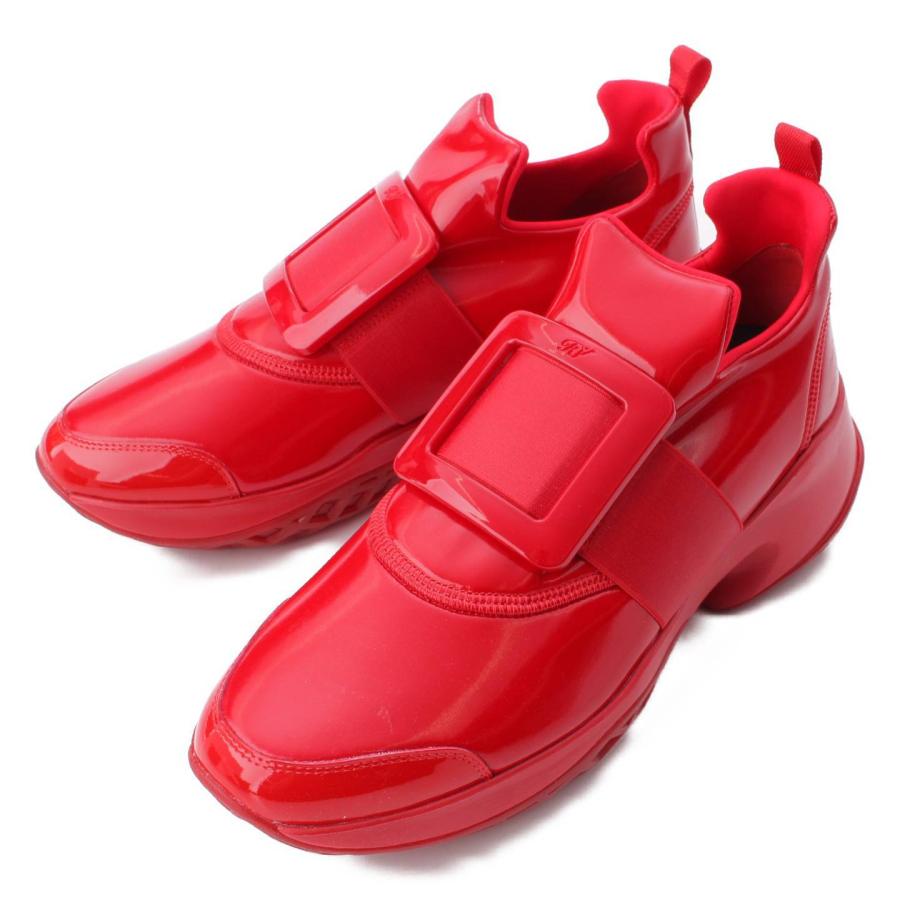 ロジェヴィヴィエ】Roger Vivier スクエアバックル エナメル