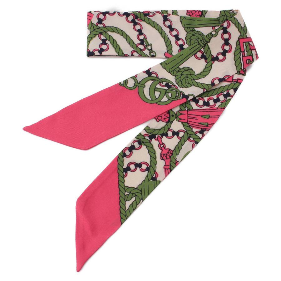 GUCCI 【グッチ】Gucci シルク バンド― スカーフ ネックボウ 627814  