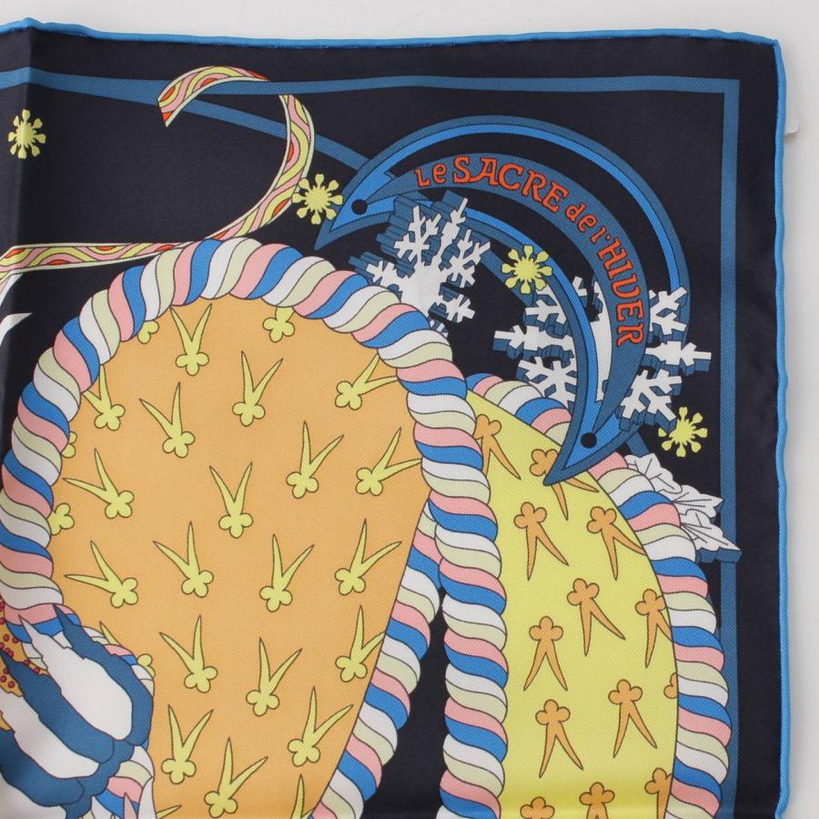 エルメスHERMESスカーフ ガヴロッシュ冬の祭典