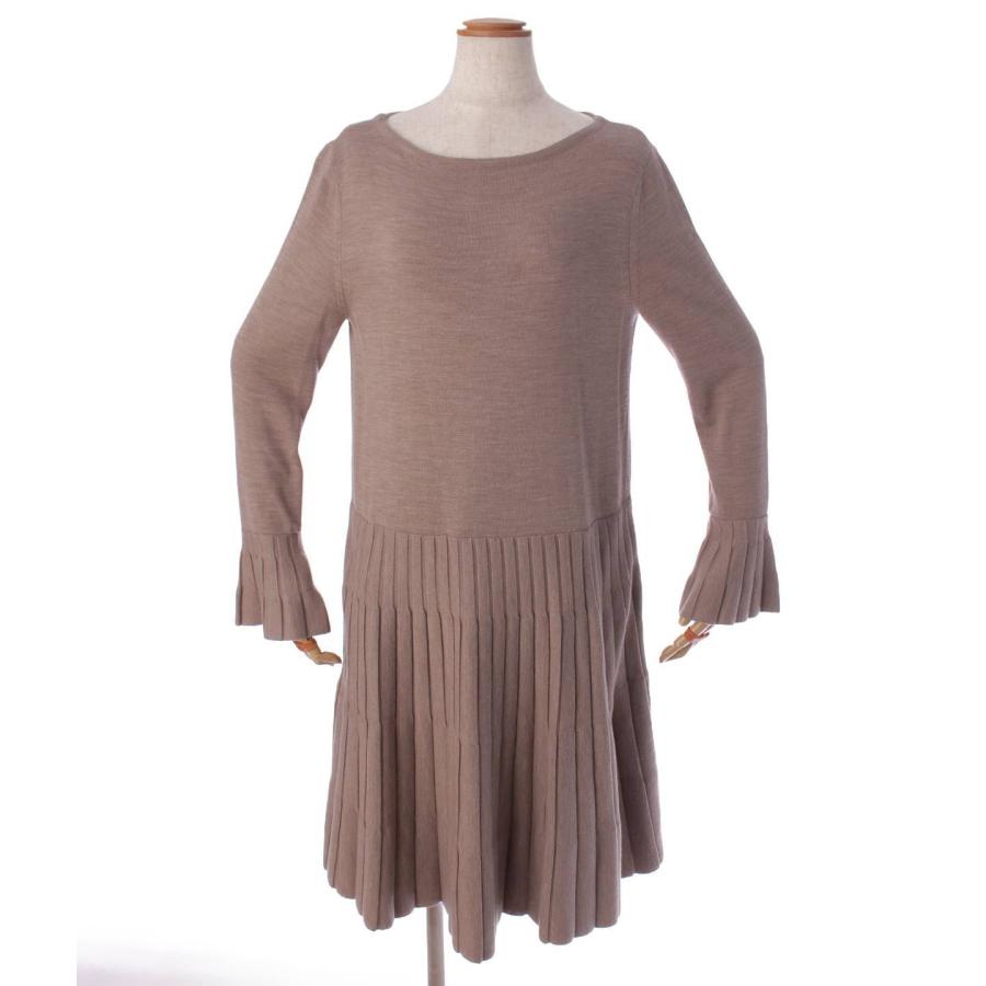 フォクシーニューヨーク】Foxey New York 長袖 ニット プリーツ  