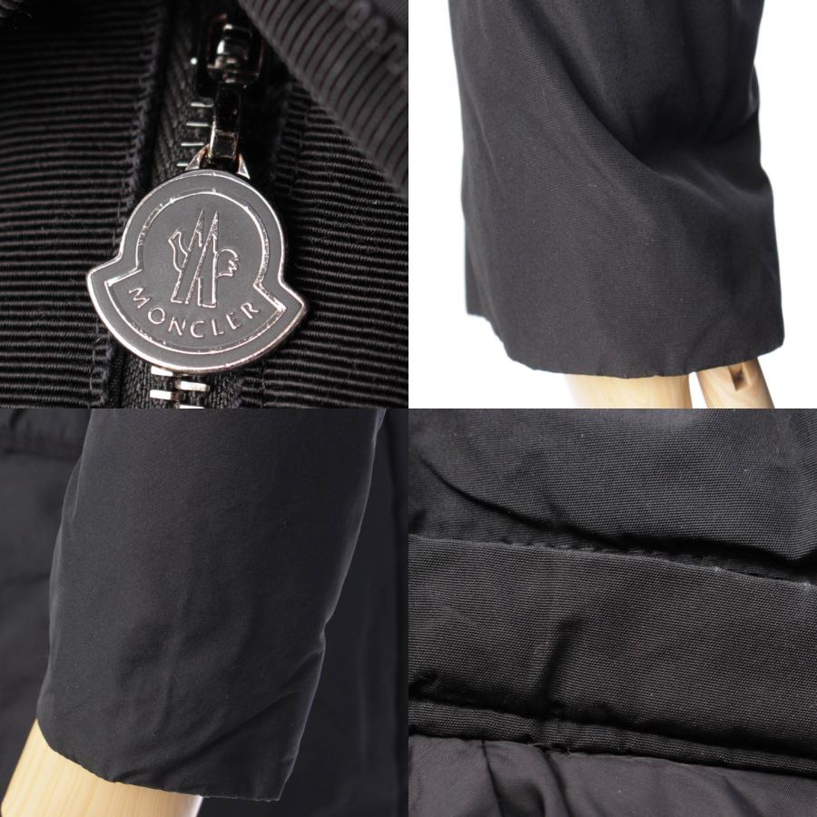 フード付き ダウン ロングコート ブラック 0 【レディース】 【中古】【正規品保証】170951
