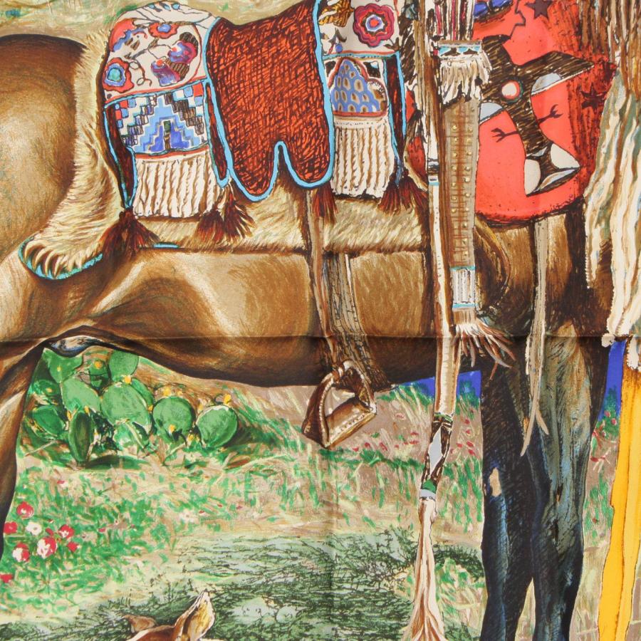 HERMES カレ90 Les Cheyennes シャイアン族