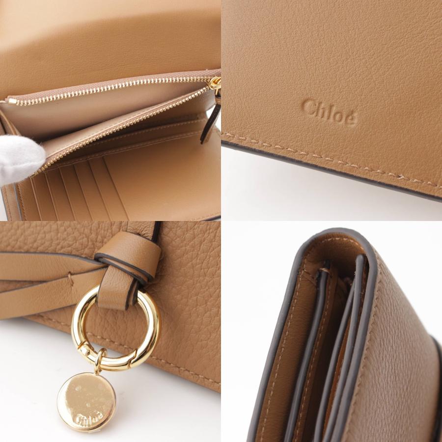 Chloe 【クロエ】Chloe ALPHABET アルファベット レザー 三つ折り財布  