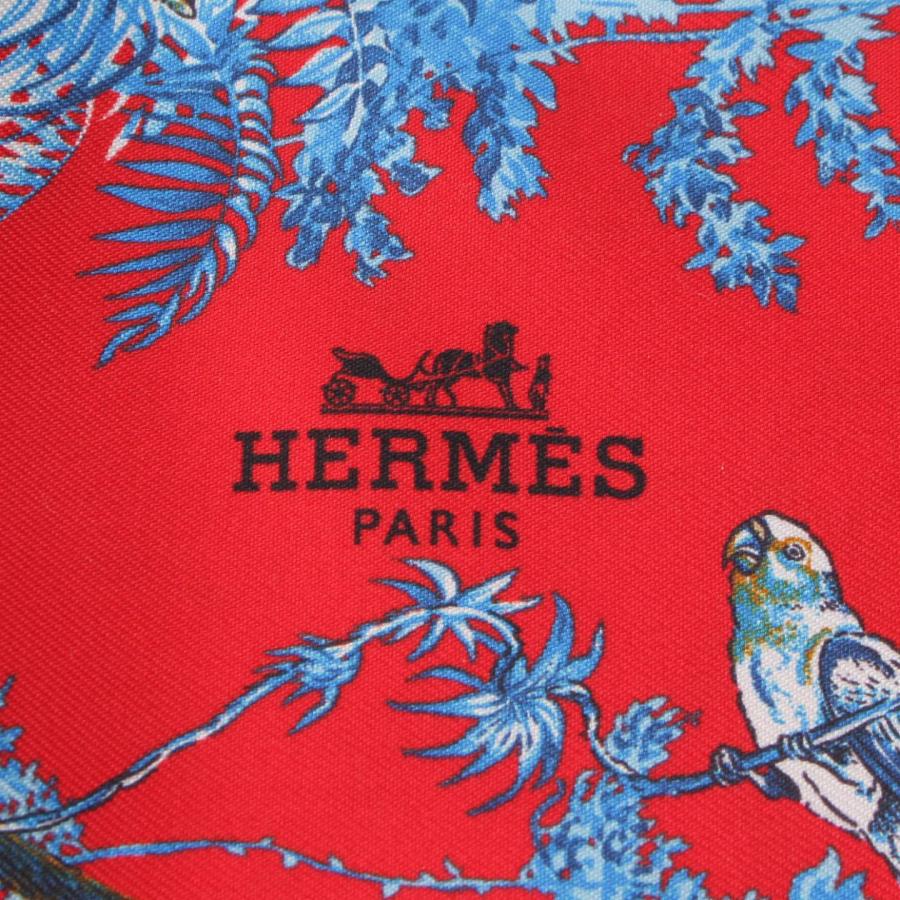 HERMES 【エルメス】Hermes マキシツイリー シルクスカーフ アニマル柄  