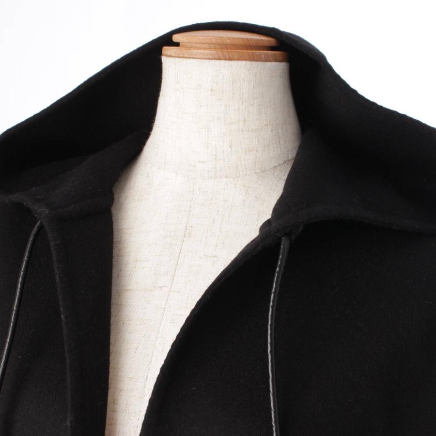 VALENTINO ケープ カシミヤ コート ブラック