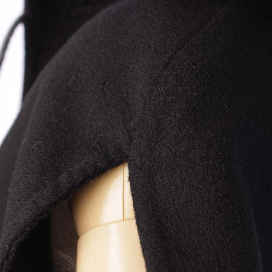 極美品★VALENTINOヴァレンティノ ケープコート 黒 ブラック ブラック（黒）系 VALENTINO(ヴァレンティノ) ポンチョ・ケープ