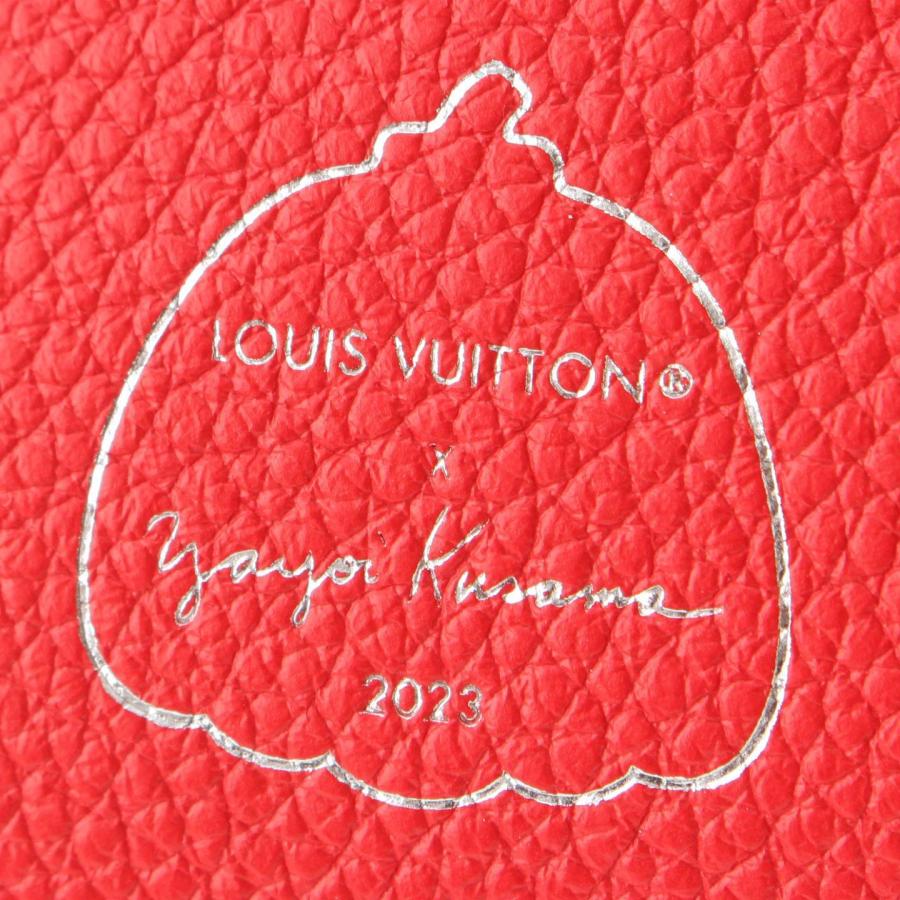 【ルイヴィトン】Louis Vuitton　草間彌生 アンプラント ドット柄 ポルトフォイユ・クレア 折財布 ルージュブラン【中古】172538｜retrojp｜07