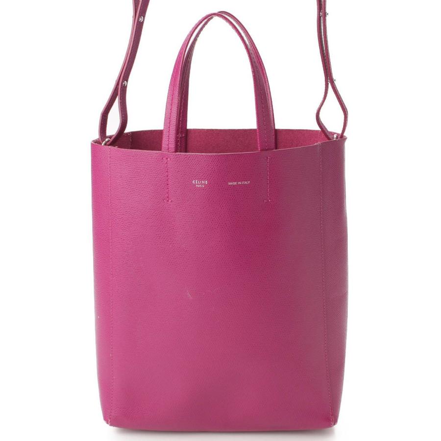 セリーヌ】Celine バーティカル カバ スモール レザー 2way ショルダー 