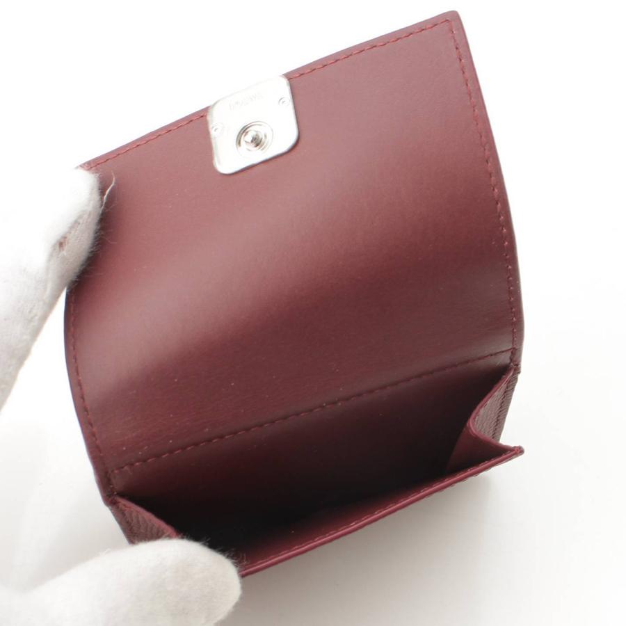 ロエベ】Loewe アナグラム トライフォールド ウォレット ペブル