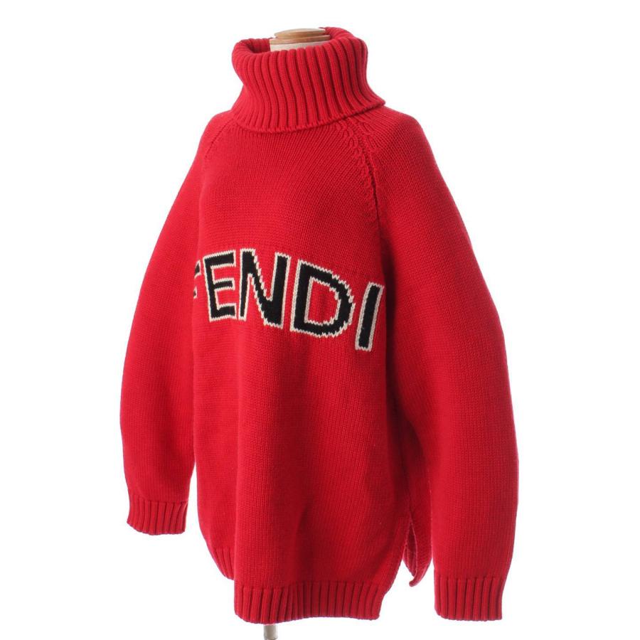 FENDI 【フェンディ】Fendi ロゴ タートルネック ニット FENDI 【フェンディ】Fendi ロゴ タートルネック ニット