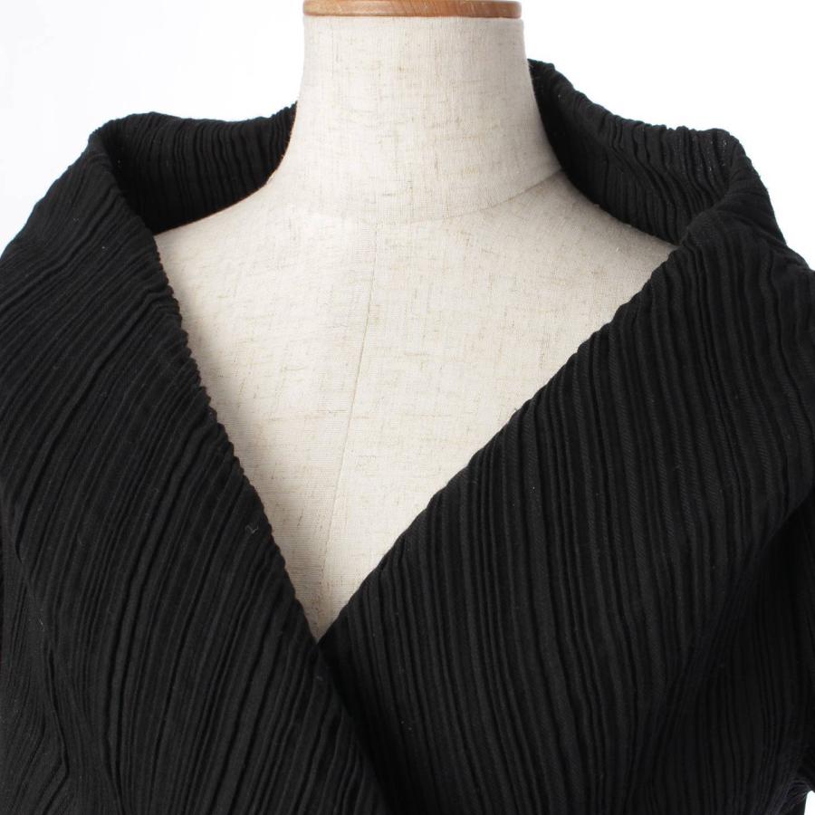 イッセイミヤケ】Issey miyake 13年 ポリエステル×ウール プリーツ